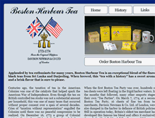 Tablet Screenshot of bostonharbourtea.com